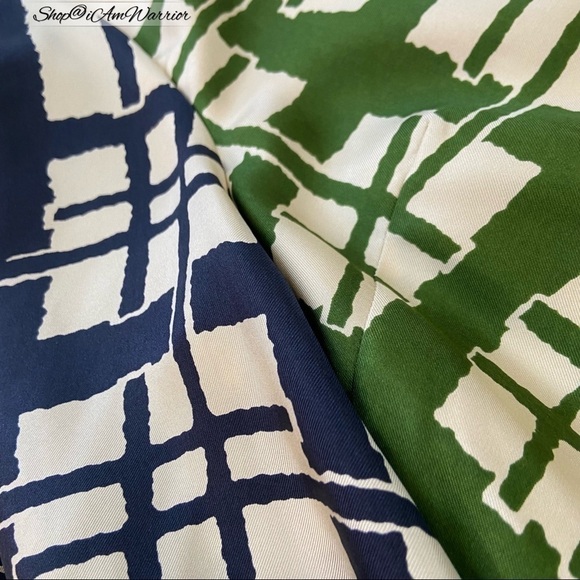 Anthropologie Maeve NWT silk windowpane elbow sleeve shift dress shop@iamwarrior - Picture 5 of 11